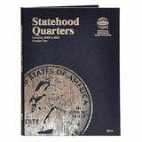 Whitman Album : Cent, Nickels, Dimes, Quarters, Eisenhower, Silver Large Dollars and More