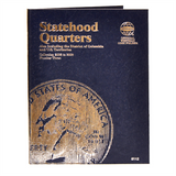 Whitman Album : Cent, Nickels, Dimes, Quarters, Eisenhower, Silver Large Dollars and More