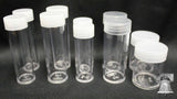 Assorted Coin Holder Tube Round BCW Clear Plastic Penny to Half Dollar Tubes 5 Sizes