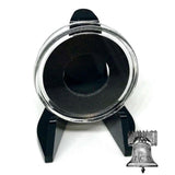 Air-tite Coin Holder Capsule Model A Black White Ring 10-19mm Case + Black Stand