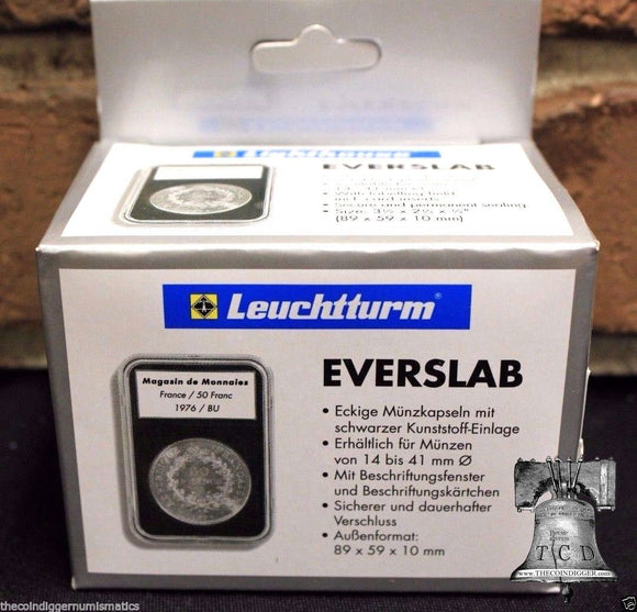 Lighthouse EVERSLAB Coin Holder Slab Storage 14-41mm Capsule