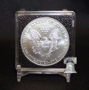 Coin Holder Snap Capsule Lighthouse QUADRUM INTERCEPT 2x2 Storage 14-41mm Case + Display Stand