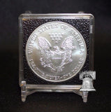 Coin Holder Snap Capsule Lighthouse QUADRUM INTERCEPT 2x2 Storage 14-41mm Case + Display Stand