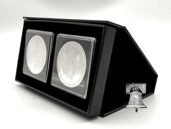 Airbox Q2 Coin Display Setup Box Stand + 2x2 Quadrum Snap Capsules