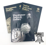Whitman Albums : Cent, Nickels, Dimes, Quarters, Sacagawea and More COMBOS